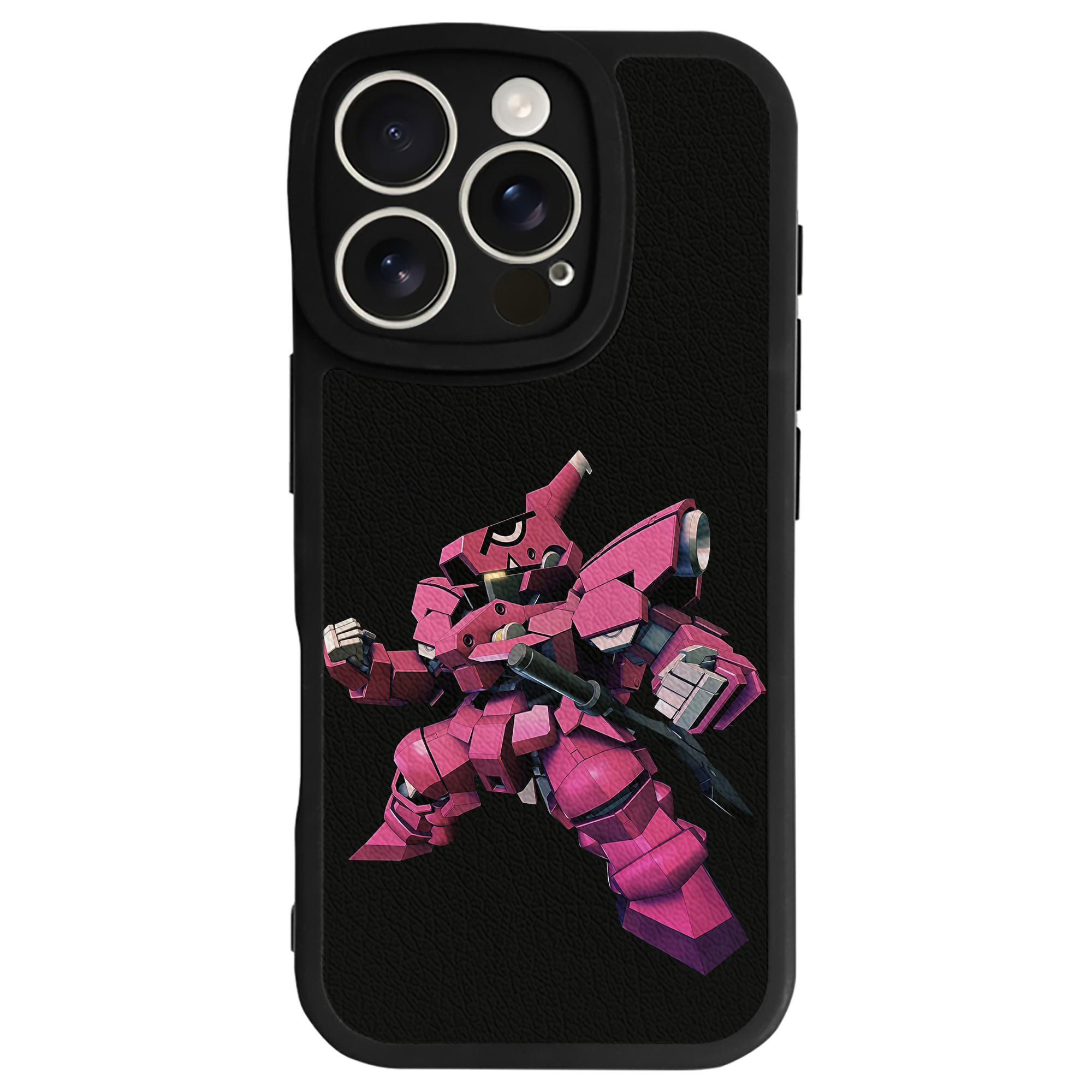 （画像用） 機動戦士ガンダム Mobile Suit Gundam 【iPhone 16シリーズ対応】シリコンスマホケース（レザー調） 材質：シリコン